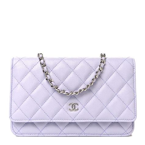 chanel purple wallet on chain|fashionphile chanel wallet on chain.